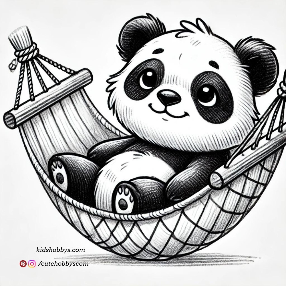 Panda enjoying the Hammock