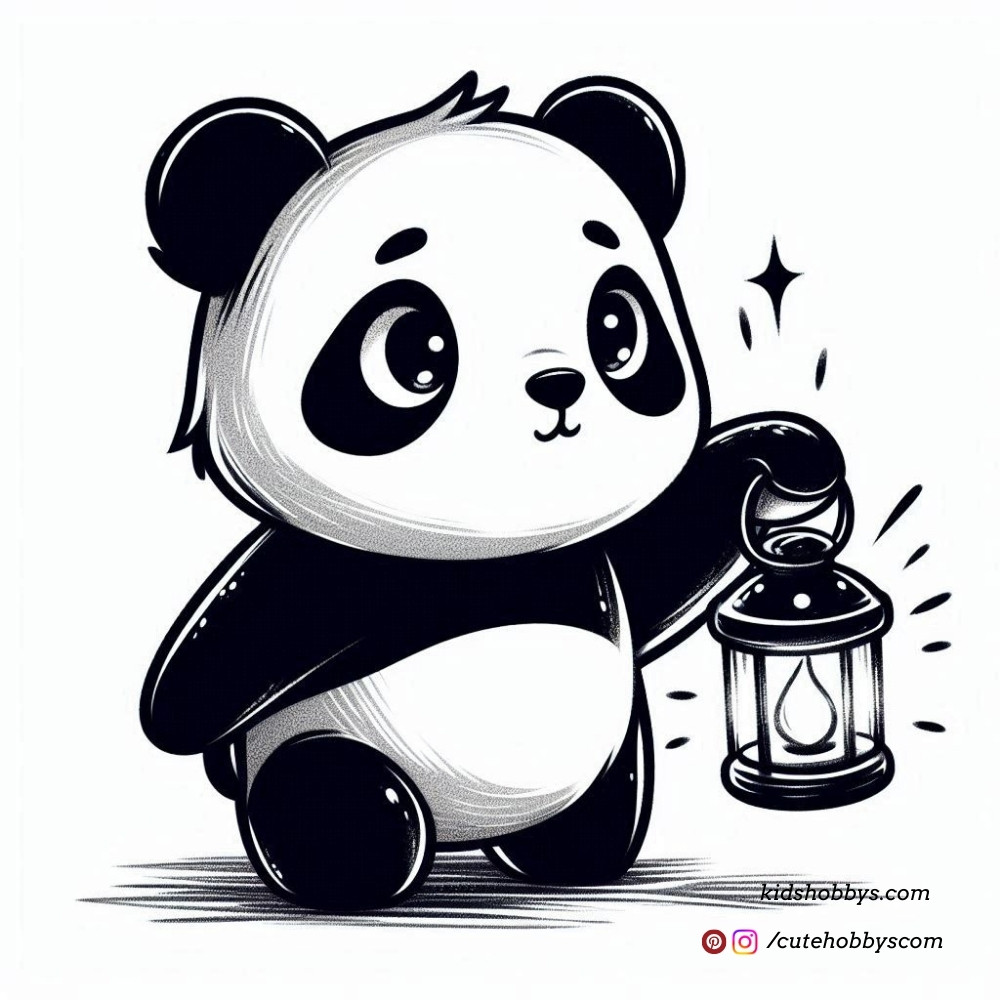 Panda and the Lantern