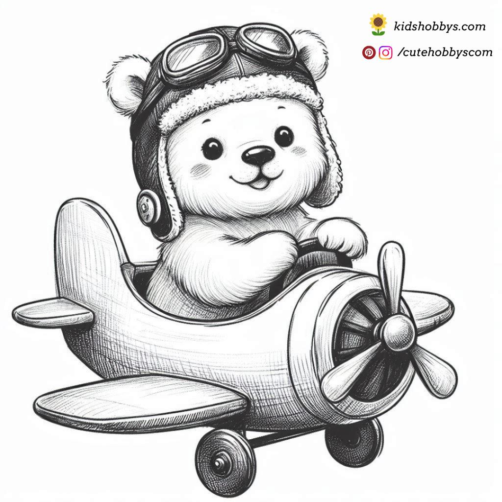 A Baby Polar Bear’s Big Adventure in a Toy Airplane ✈️