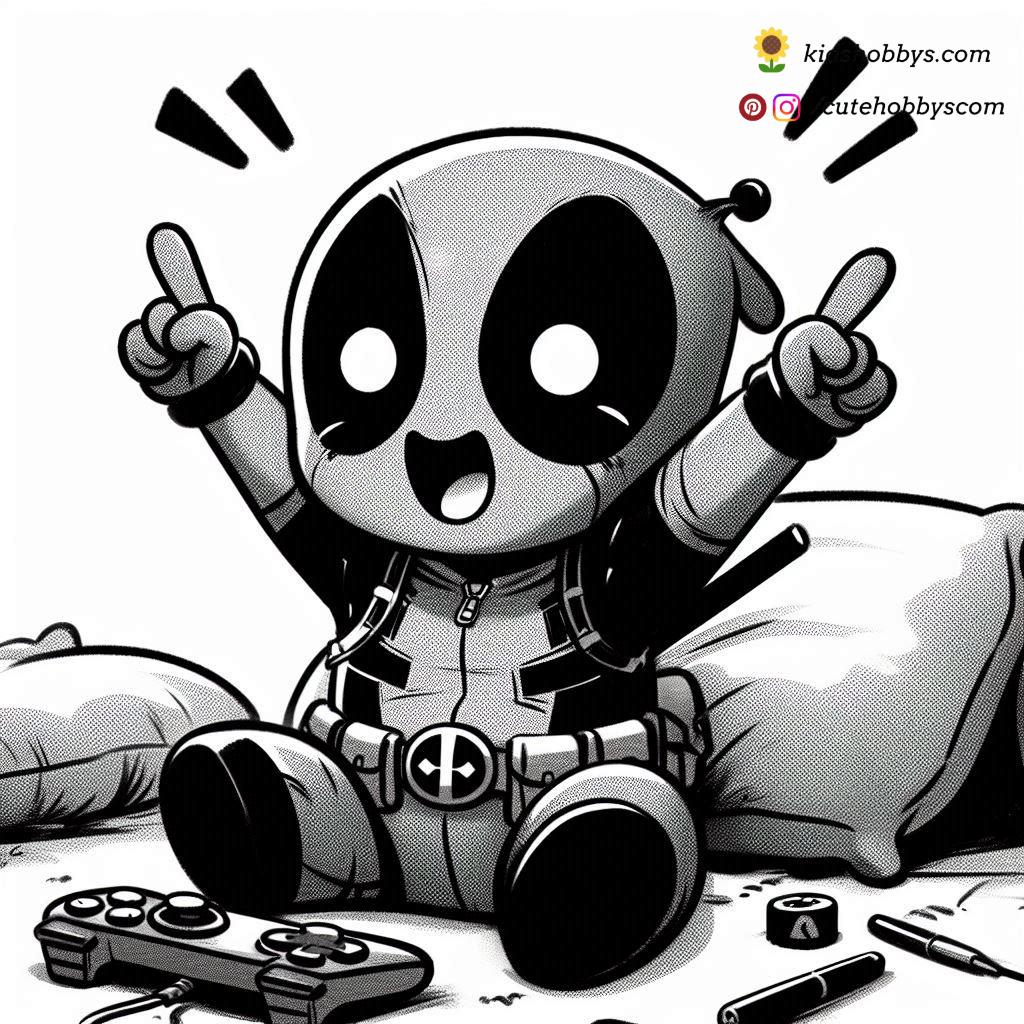 Deadpool’s Gaming Marathon Victory Dance After Winning🕹️