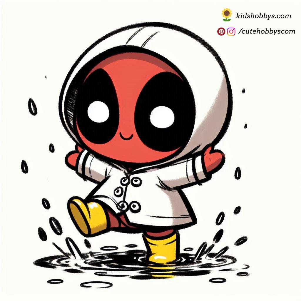 Deadpool’s Rainy Day Delight🌧️