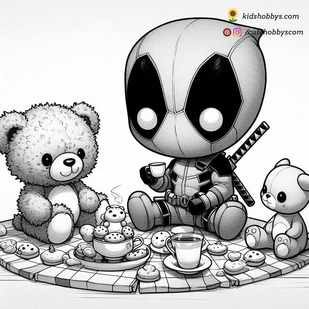 Deadpool’s Teddy Bear Tea Party☕