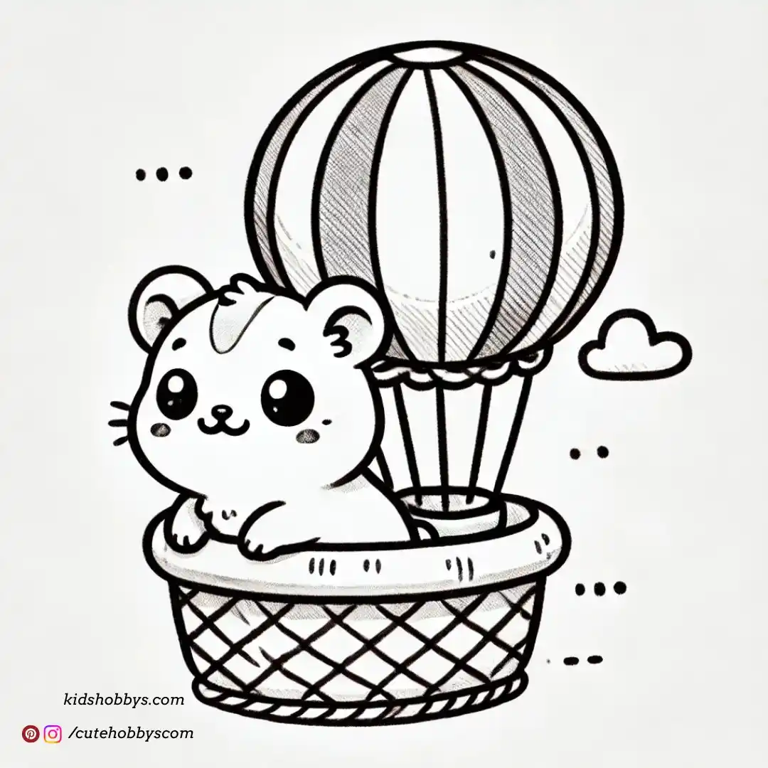 hamster in a parachute