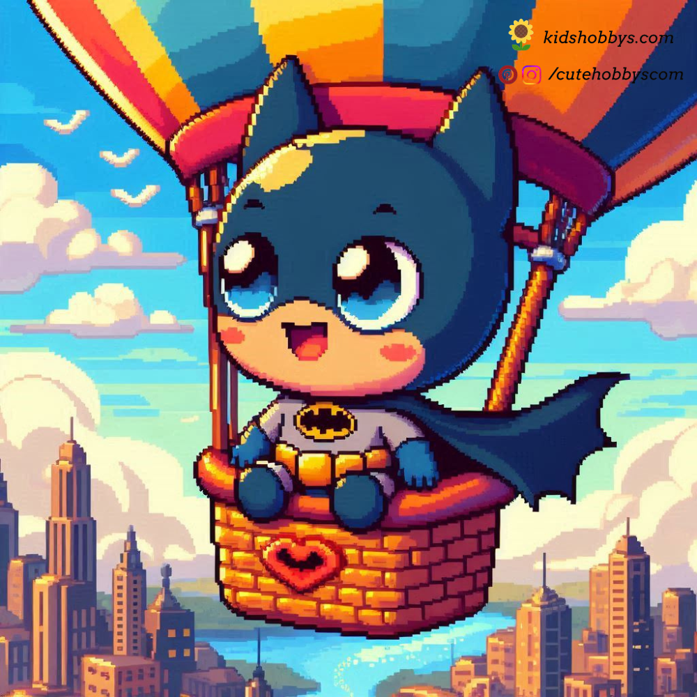 Baby Batman’s Heroic Balloon Ride! 🎈🦇🎡