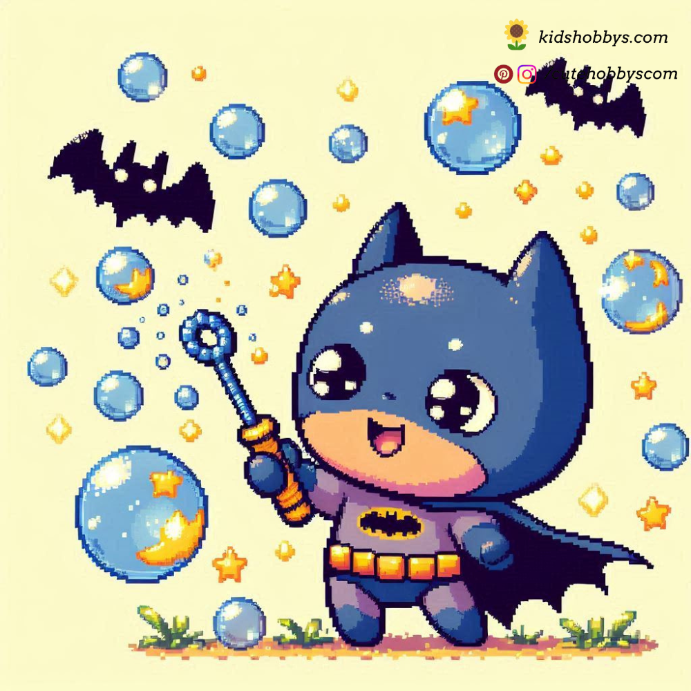 Baby Batman’s Superhero Bubble Blowing! 🦇🫧💨