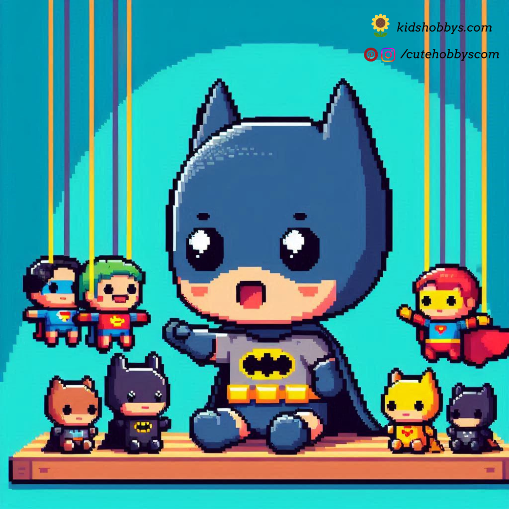 Baby Batman’s Superhero Puppet Show! 🎭🦇👑