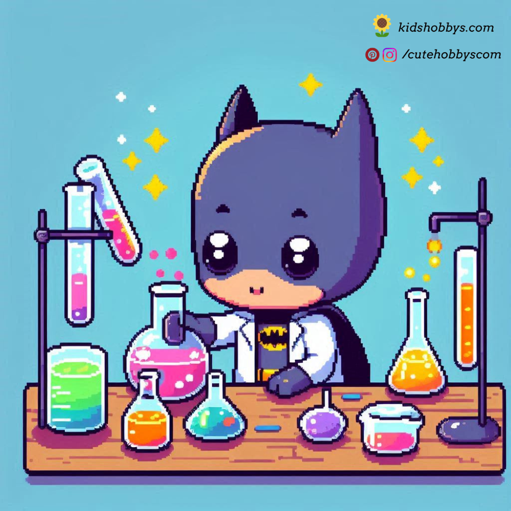 Baby Batman's Superhero Science Experiment! 🔬🦇💡