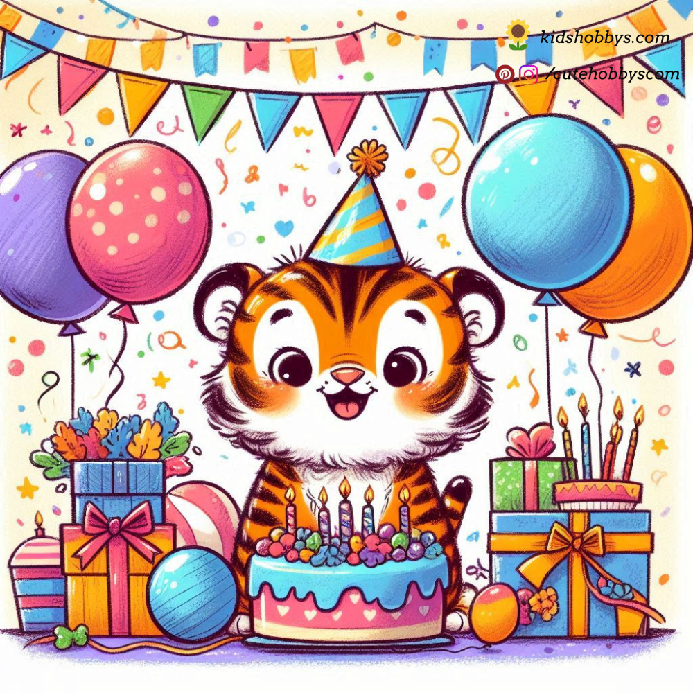 Baby Tiger's Birthday Party! 🎂🐅🎈