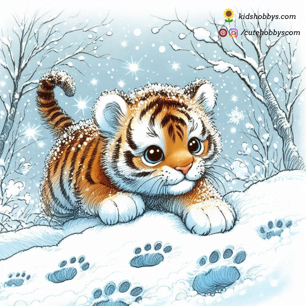 Baby Tiger's First Snow Day! ❄️🐅☃️