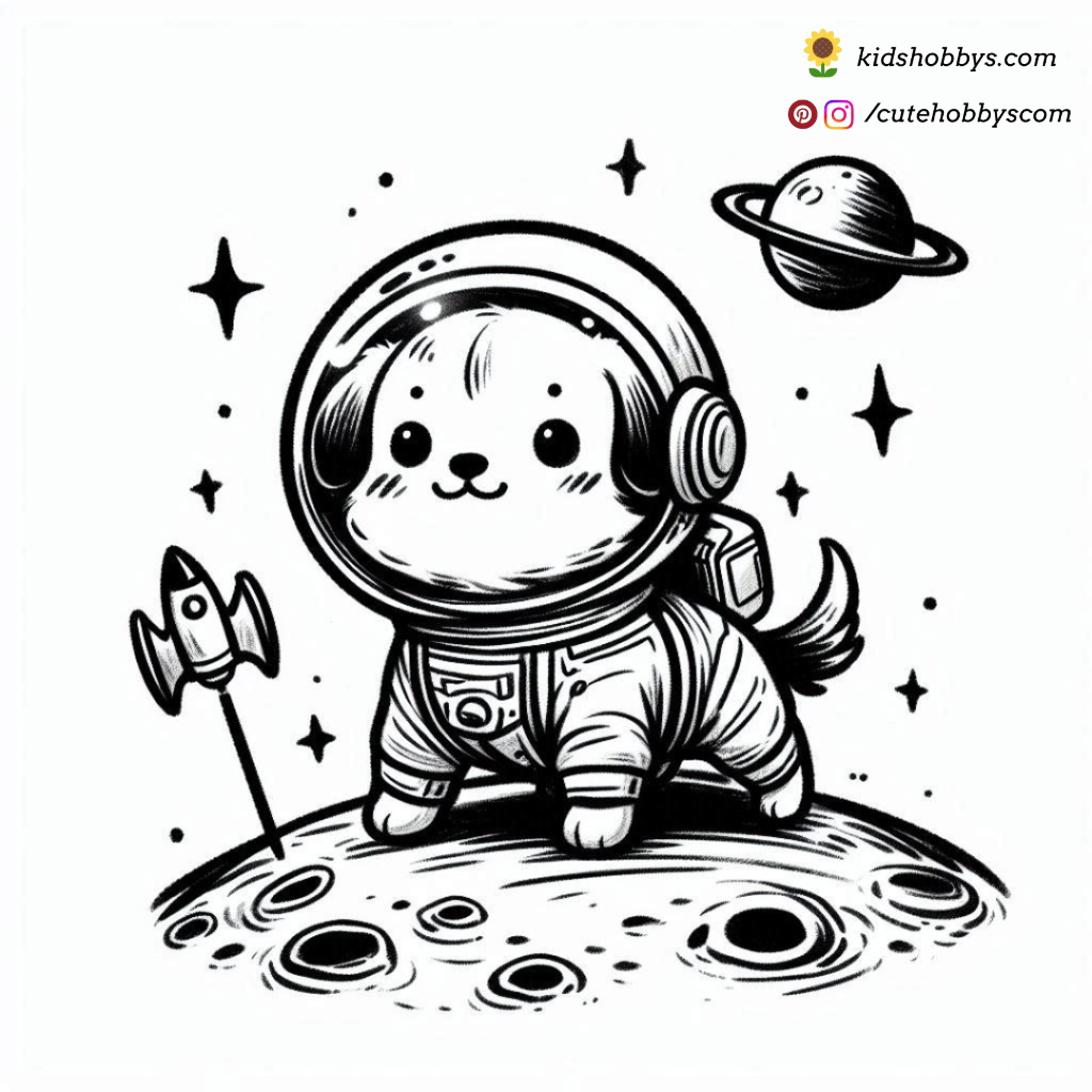 Space Explorer Pup Takes Off! 🚀🐶🌌