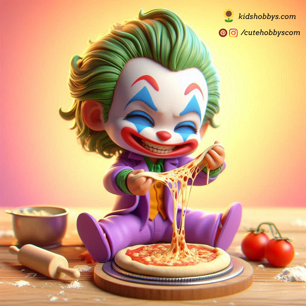 A Mischievous Chef Watch Baby Joker Create His Own Little Pizza!