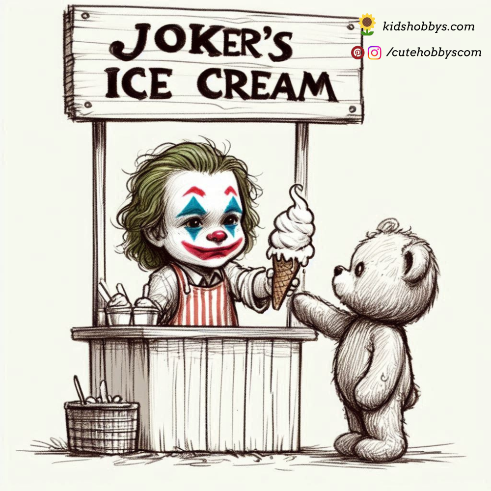 Look at That! Joker's Got His Own Little Ice Cream Stand!