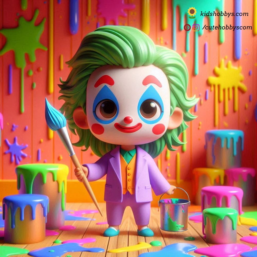 Oops! Joker's Tiny Paintbrush Accident Turned His Room Into a Colorful Masterpiece