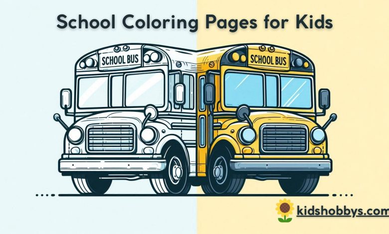 School Coloring Pages for Kids